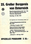 Programme cover of Dobratsch Hill Climb, 10/05/1981