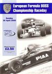 Programme cover of Donington Park Circuit, 30/04/2000