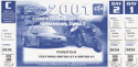 Ticket for Donington Park Circuit, 29/04/2001