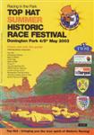 Programme cover of Donington Park Circuit, 05/05/2003