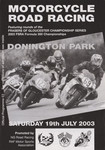 Programme cover of Donington Park Circuit, 19/07/2003