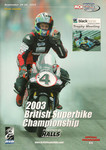 Programme cover of Donington Park Circuit, 28/09/2003