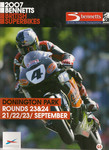 Programme cover of Donington Park Circuit, 23/09/2007