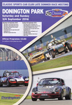 Programme cover of Donington Park Circuit, 04/09/2016