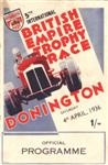 Programme cover of Donington Park Circuit, 04/04/1936