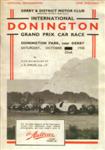 Programme cover of Donington Park Circuit, 22/10/1938