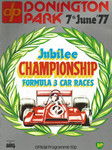 Programme cover of Donington Park Circuit, 07/06/1977