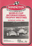 Programme cover of Donington Park Circuit, 09/04/1978