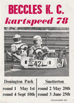 Programme cover of Donington Park Circuit, 01/05/1978