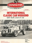 Programme cover of Donington Park Circuit, 22/07/1979