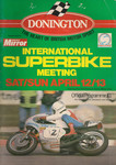 Programme cover of Donington Park Circuit, 13/04/1980
