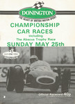 Programme cover of Donington Park Circuit, 25/05/1980