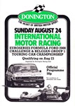 Programme cover of Donington Park Circuit, 24/08/1980