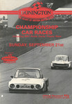 Programme cover of Donington Park Circuit, 21/09/1980