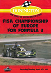 Programme cover of Donington Park Circuit, 05/04/1981