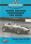 Programme cover of Donington Park Circuit, 19/04/1981