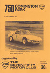 Programme cover of Donington Park Circuit, 13/09/1981