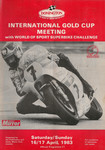 Programme cover of Donington Park Circuit, 17/04/1983