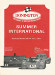 Programme cover of Donington Park Circuit, 17/06/1984