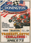 Programme cover of Donington Park Circuit, 08/04/1985