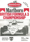 Programme cover of Donington Park Circuit, 28/07/1985