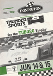 Programme cover of Donington Park Circuit, 15/06/1986