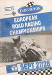 Programme cover of Donington Park Circuit, 28/09/1986