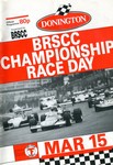 Programme cover of Donington Park Circuit, 15/03/1987