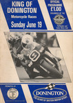 Programme cover of Donington Park Circuit, 19/06/1988