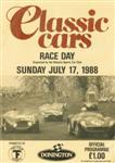 Programme cover of Donington Park Circuit, 17/07/1988