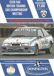 Programme cover of Donington Park Circuit, 07/05/1989