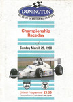 Programme cover of Donington Park Circuit, 25/03/1990