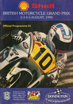 Programme cover of Donington Park Circuit, 05/08/1990