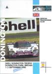 Programme cover of Donington Park Circuit, 02/09/1990