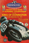 Programme cover of Donington Park Circuit, 29/09/1991