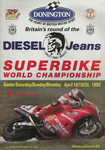 Programme cover of Donington Park Circuit, 20/04/1992