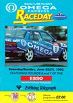 Programme cover of Donington Park Circuit, 21/06/1992