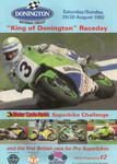 Programme cover of Donington Park Circuit, 30/08/1992
