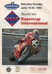 Programme cover of Donington Park Circuit, 20/06/1993