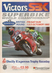 Programme cover of Donington Park Circuit, 03/10/1993