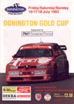 Programme cover of Donington Park Circuit, 18/07/1993