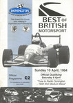 Programme cover of Donington Park Circuit, 10/04/1994