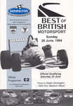 Programme cover of Donington Park Circuit, 26/06/1994