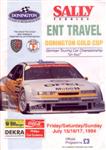 Programme cover of Donington Park Circuit, 17/07/1994