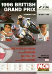 Programme cover of Donington Park Circuit, 21/07/1996