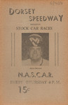 Programme cover of Dorsey Speedway, 24/06/1954