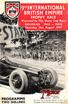 Programme cover of Douglas Circuit (IMN), 21/08/1947