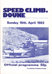 Programme cover of Doune Hill Climb, 18/04/1982