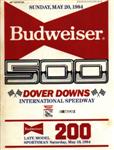 Programme cover of Dover International Speedway, 19/05/1984