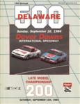 Programme cover of Dover International Speedway, 16/09/1984